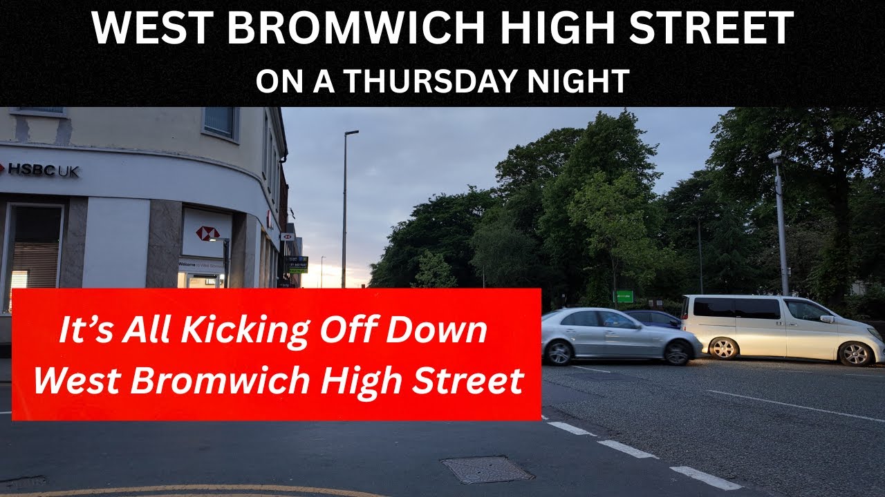 It's all kicking off down the West Bromwich High Street