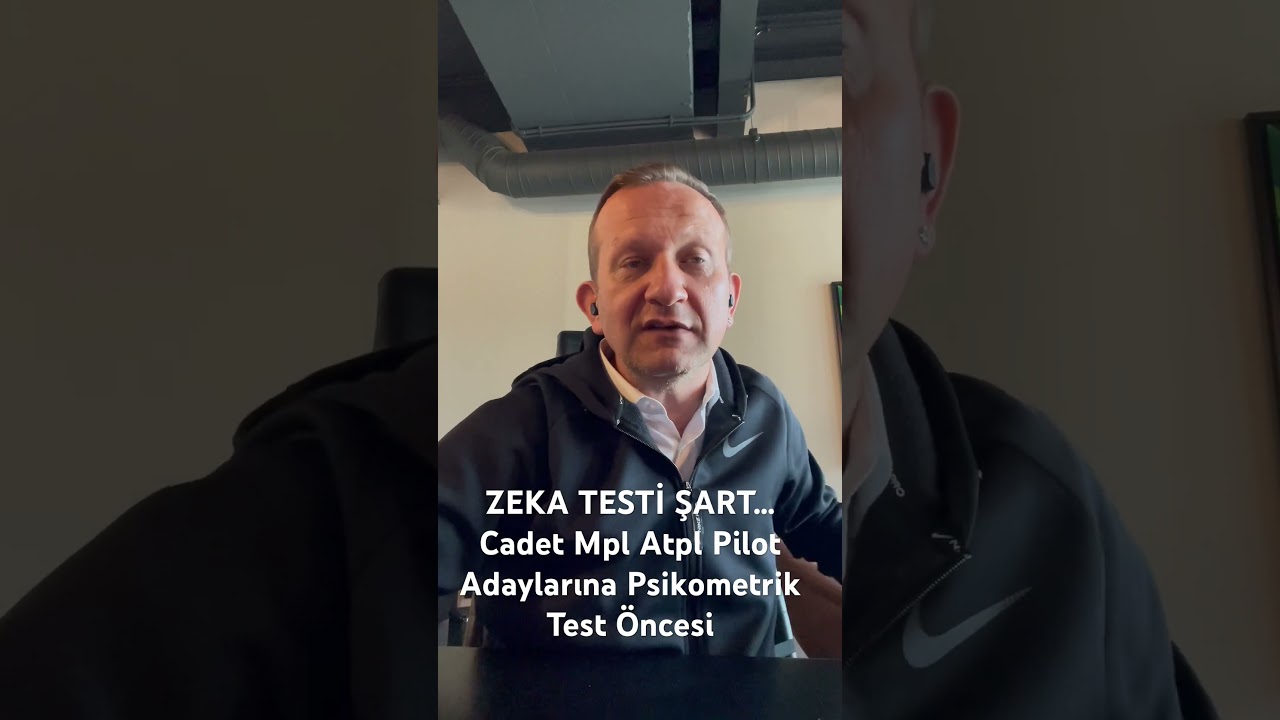 ZEKA TESTİ ŞART Cadet Mpl Atpl Pilot Adaylarına Psikometrik Test &Ouml;ncesi #cadetpilot #thygrupcrm #crm