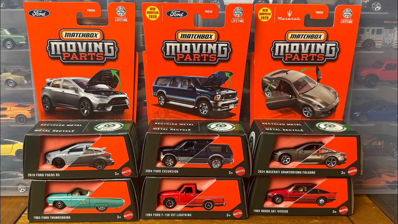 Распаковка и обзор набора Matchbox Moving Parts Mix 7 2025 года!
