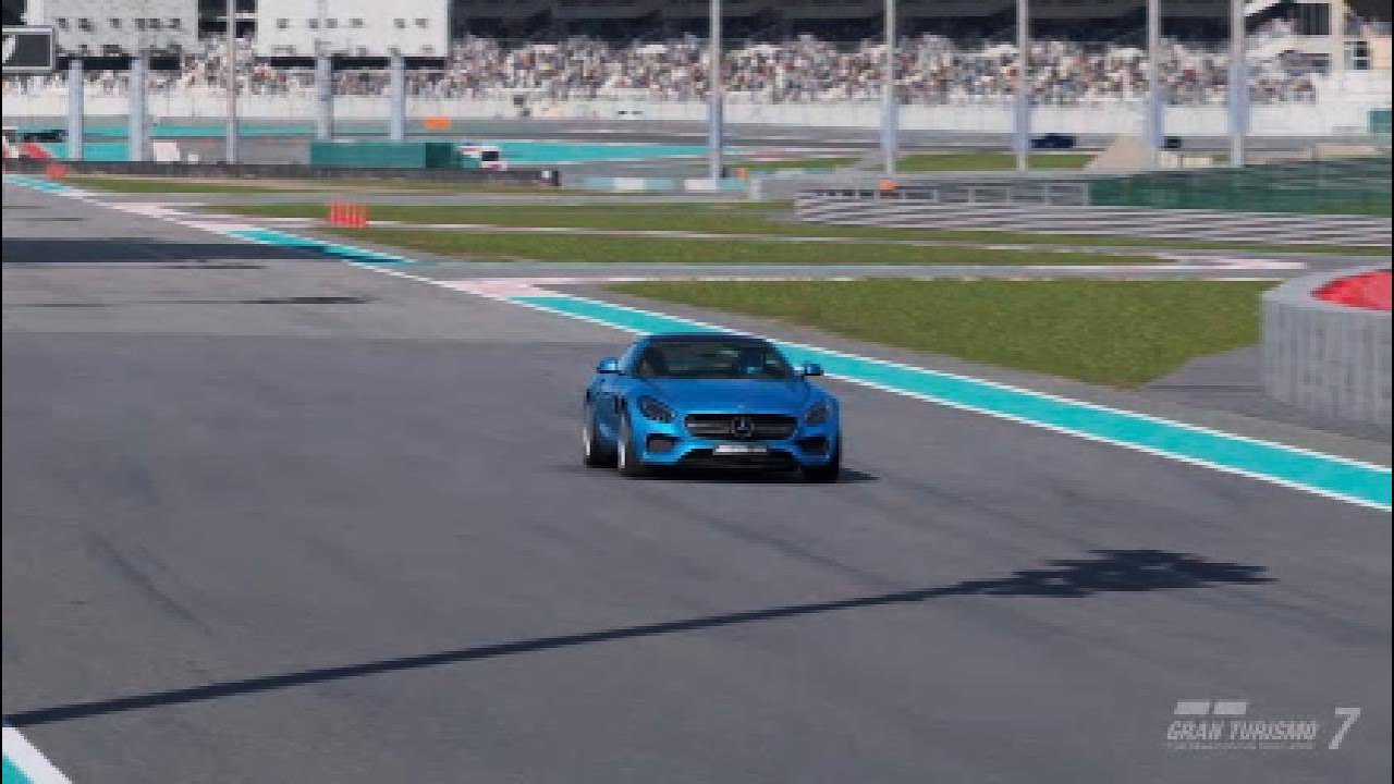 PS5 Gran Turismo 7 Mercedes-AMG GT S @ Yas Marina Circuit