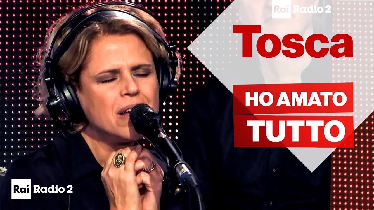 TOSCA dal vivo a Radio2 Social Club - HO AMATO TUTTO