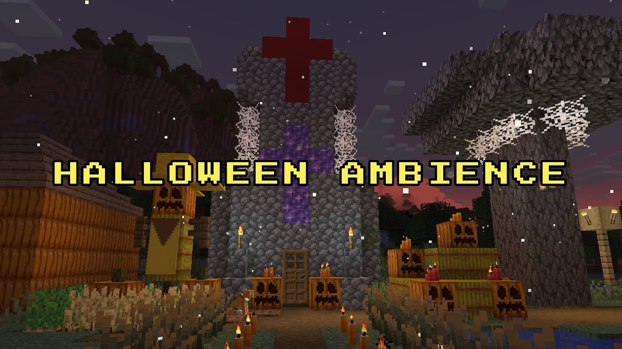 Halloween ambience 🕷 Relax, do nothing but relax... [minecraft music and chill out sounds]