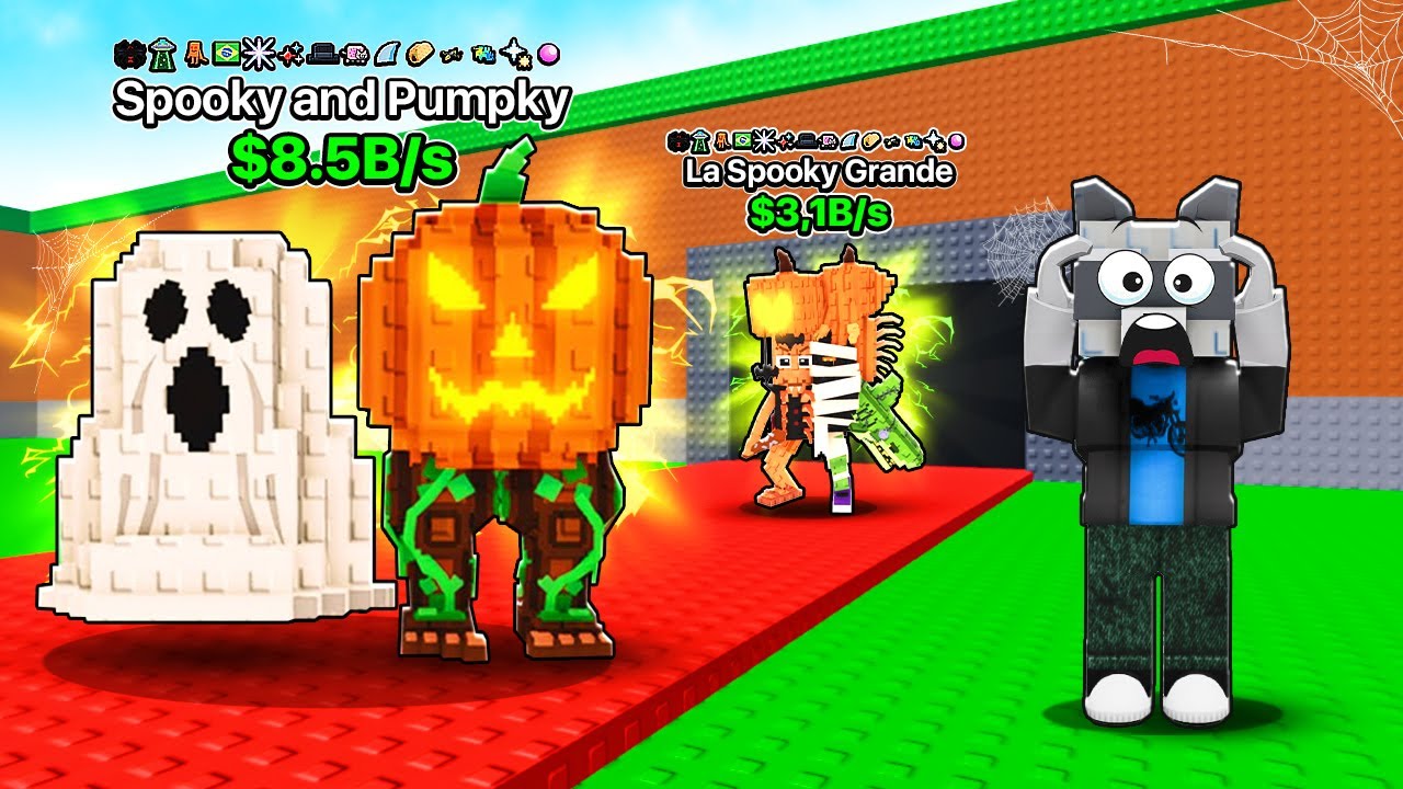 😱Я ПОЛУЧИЛ ВСЕ МУТАЦИИ на Spooky and Pumpky + ПОЛУЧИЛ 99х АДМИН УДАЧУ в Steal a Brainrot!
