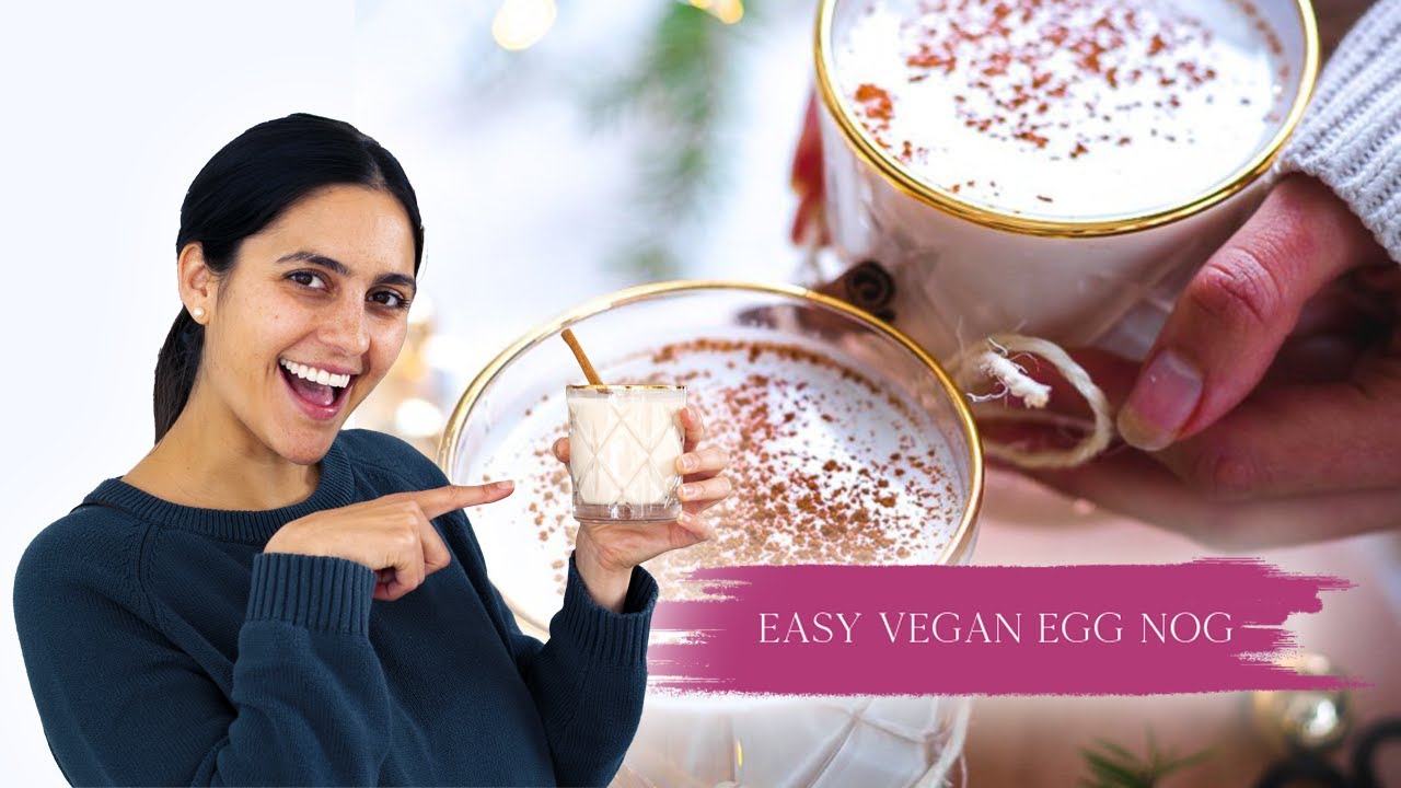 Vegan Eggnog Recipe (Easy + Healthy)