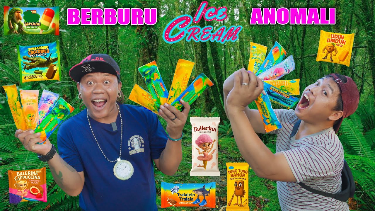 BERBURU ES KRIM ANOMALI DI HUTAN ! TRALALERO TRALALA, BALLERINA CAPPUCINA, BRR BRR PATAPIM, DLL