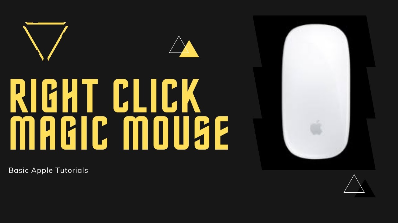 Right click on Magic Mouse - Apple Tutorials