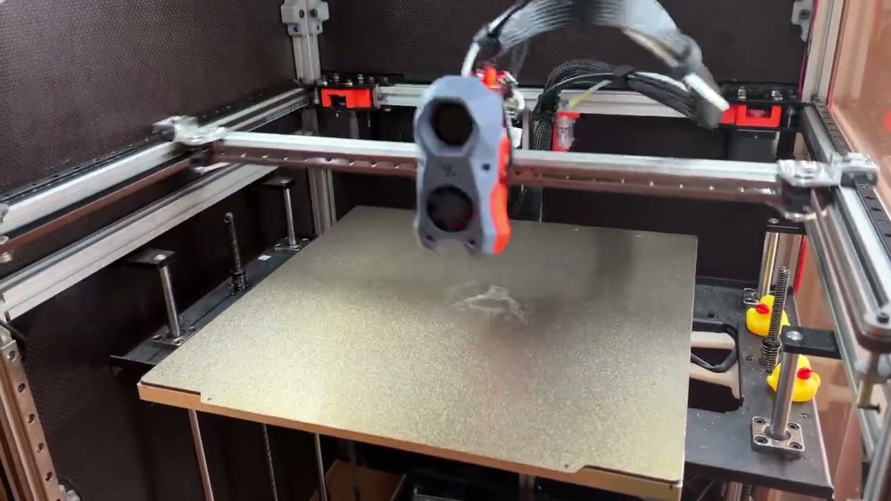 work in progress Voron Trident 350 2WD 5160Plus 48V LDO2504 speedtest 1200mm/s 30k accel