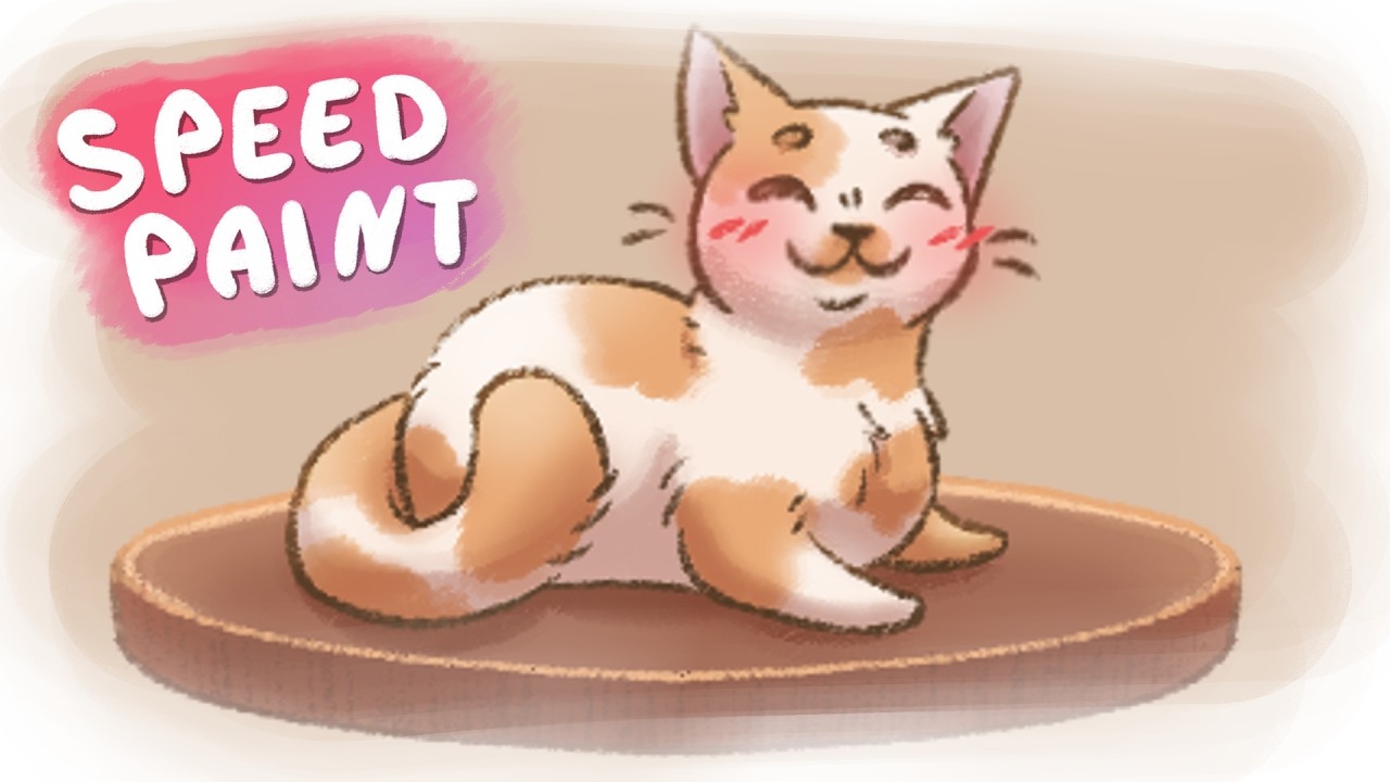 Smull Support Fluff (Ko-Fi Tier) || Speedpaint [Krita]