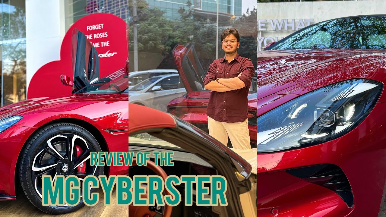 “India’s First electric supercar”- A review of the MG Cyberster 