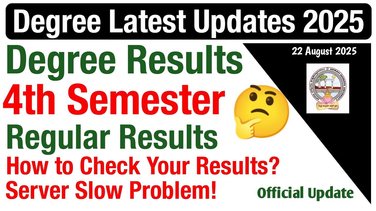 AKNU Degree 4th Semester Regular Exam Results Latest Update 2025 Official Degree Results Update 2025