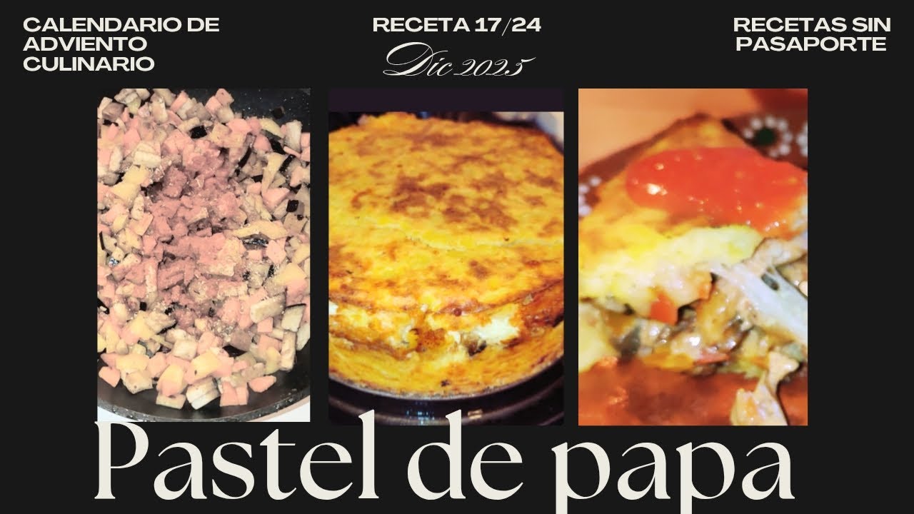 Increíble pastel de papa | calendario de Adviento culinario #17