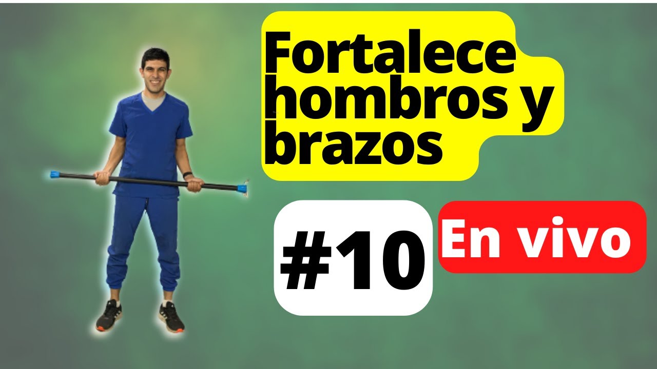 Logra levantar tu brazo por mas tiempo y sin dolor , rutina de fortalecimiento de brazos y hombros