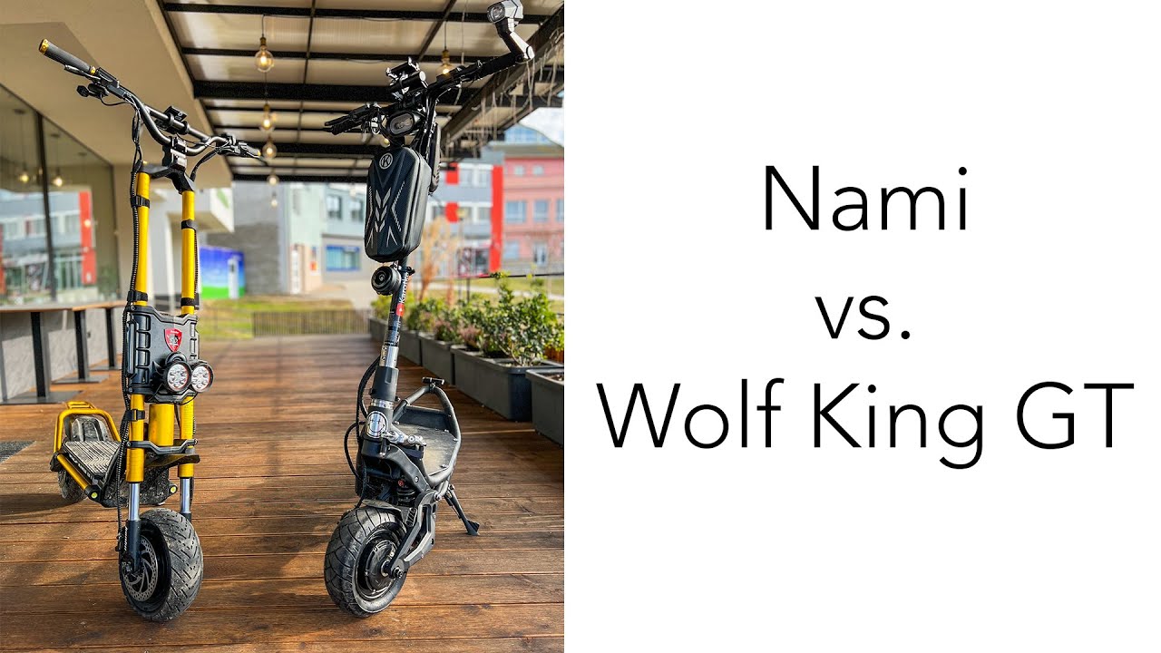 Kaabo Wolf King GT vs. Nami Burn-E - akcelerace, pump track, jízda 🛴🛴