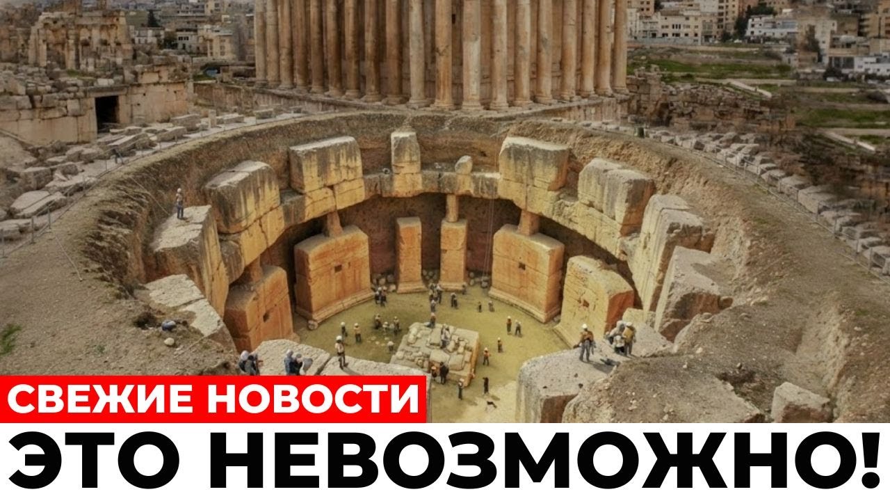 Учёные снова изучили Баальбек в 2026 — и их находка невозможна!