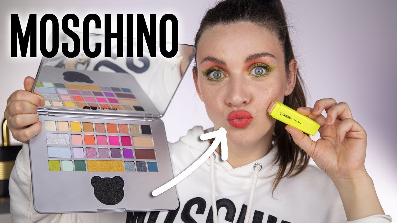 MOSCHINO x SEPHORA ÜRÜNLERİ İLE MAKYAJ 🎨🧸💄