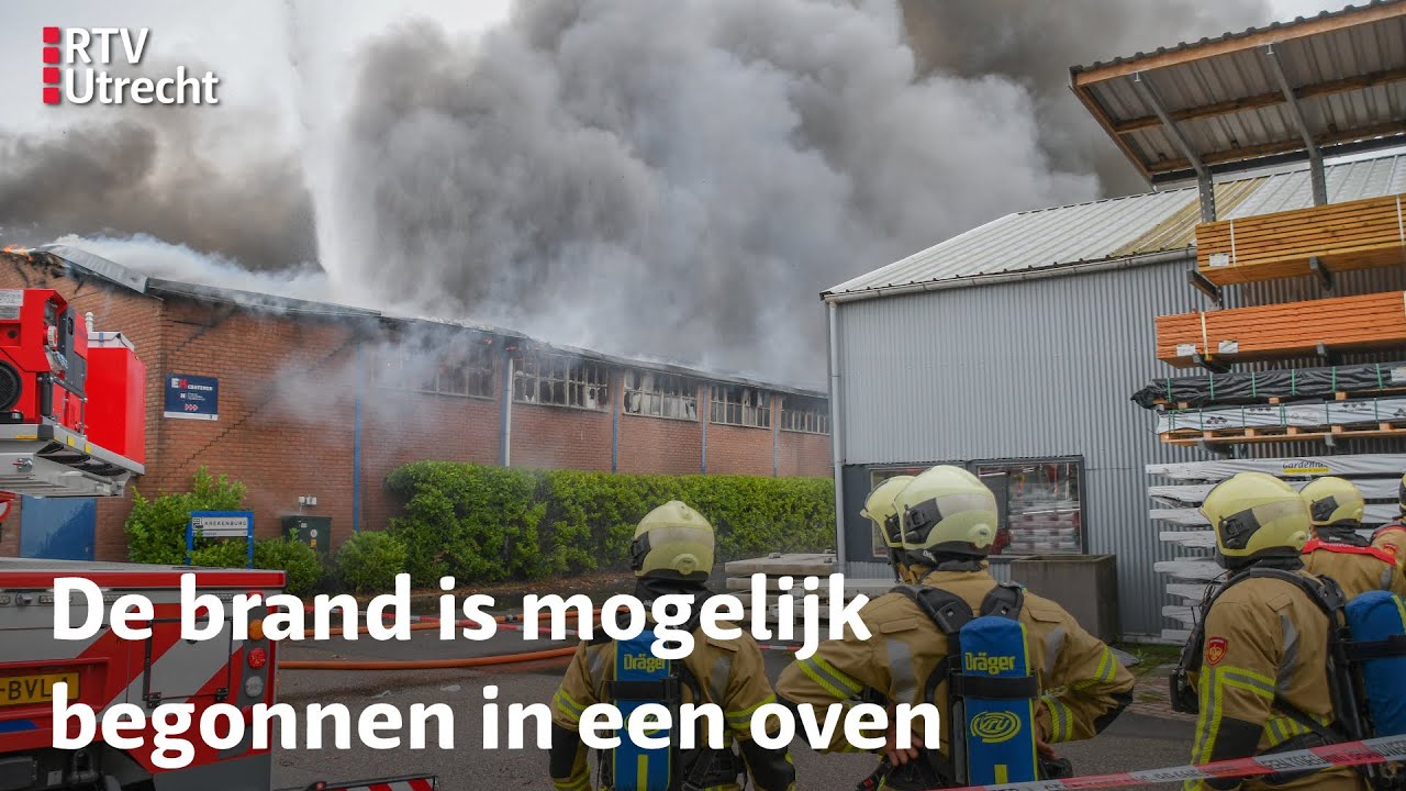 Grote brand bij coatingbedrijf Montfoort onder controle, omliggende bedrijven gered | RTV Utrecht