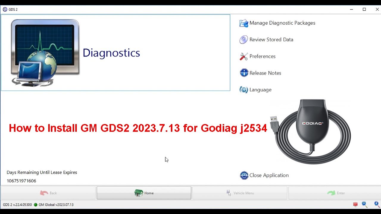 How to Install GM GDS2 2023.7.13 for Godiag j2534 - GodiagShop.com