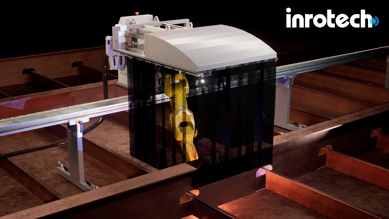 Inrotech-Classic I Mobile Robot Designed for Shipbuilding Industry