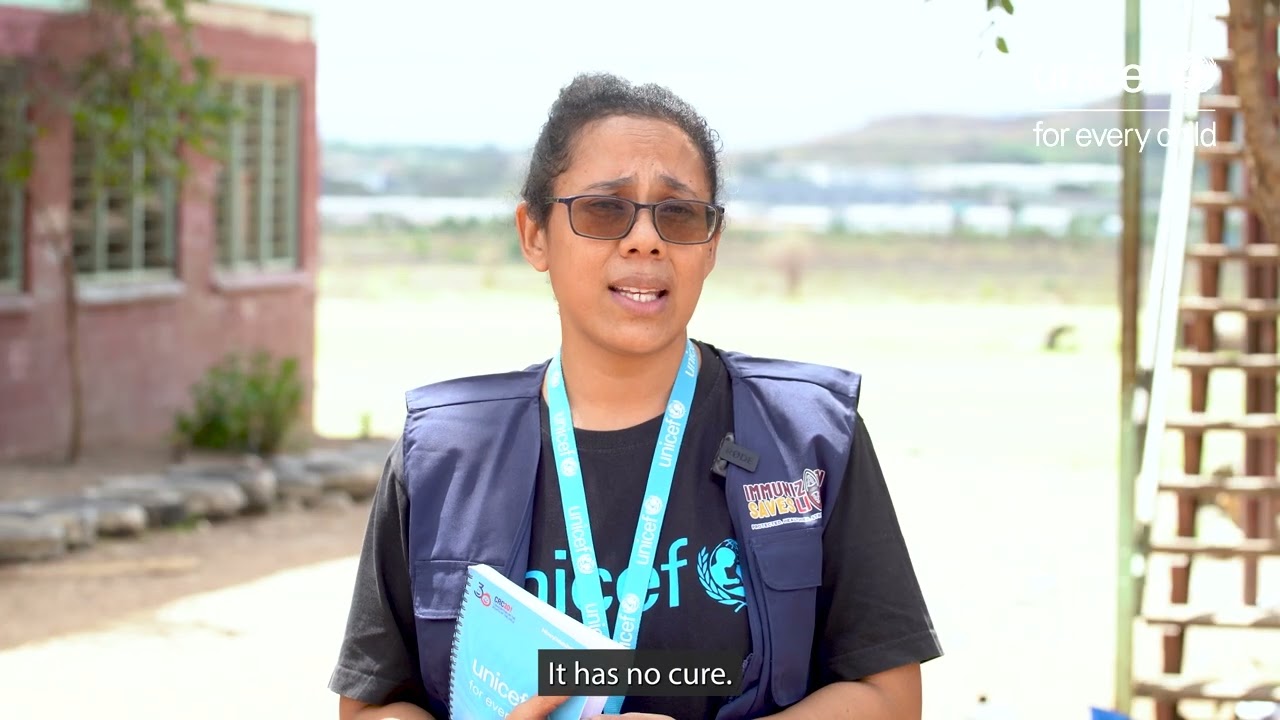 Philomena Tatireta_UNICEF Health Officer _Polio Campaign Launch