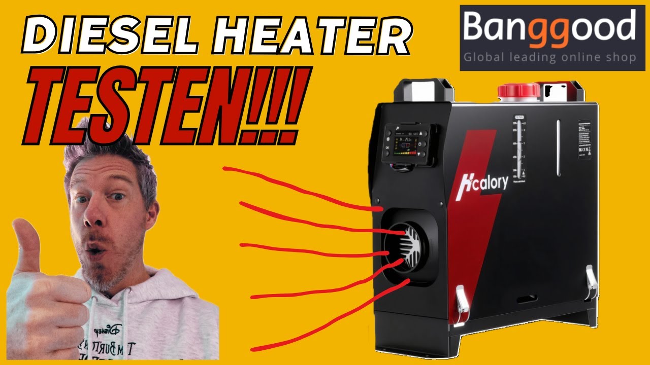 Review Diesel heater Banggood Hcalory HBS1S 8kW