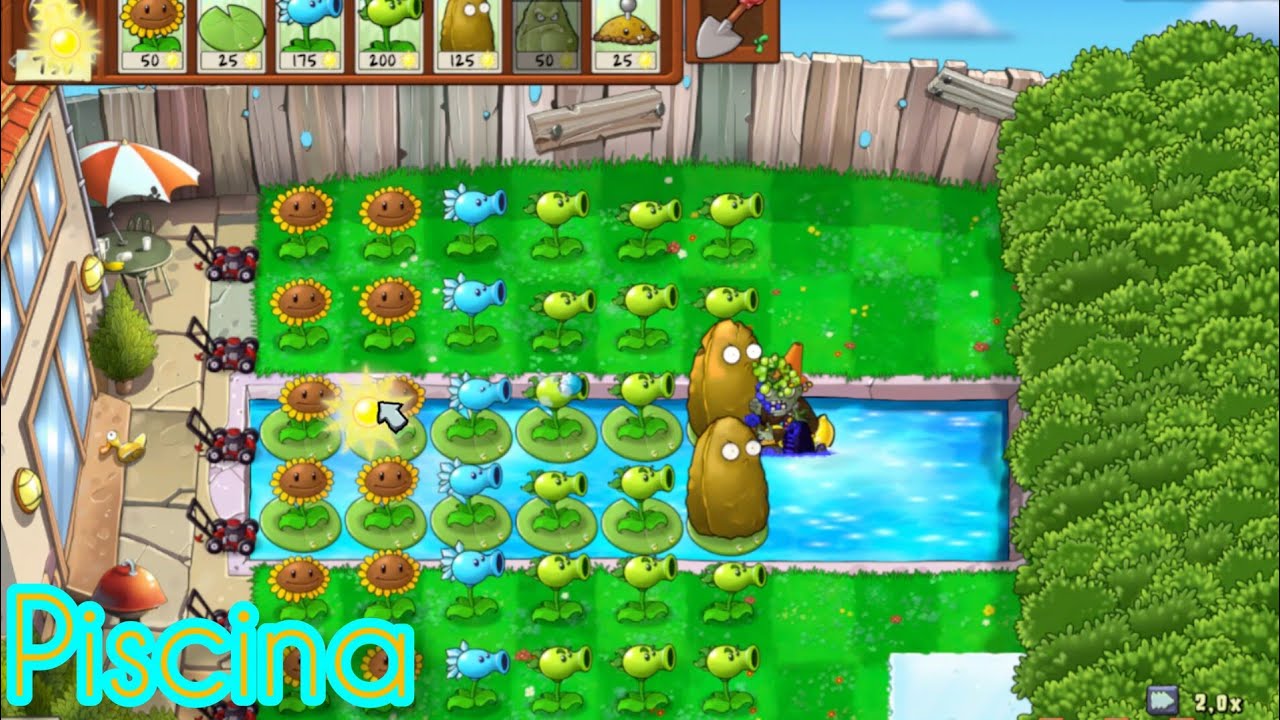 PvZ Replantad: Modo Aventura 1-Pscina