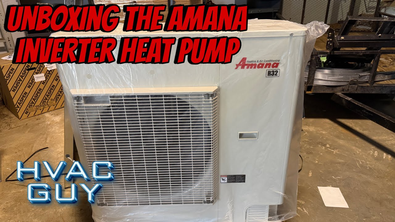 Getting an Under The Hood Look At the Amana Inverter Heat Pump!
