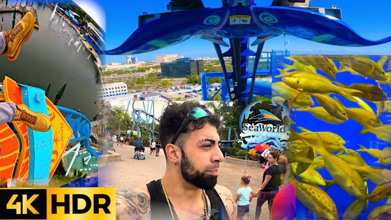 SeaWorld&rsquo;s BEST THEME PARK: SeaWorld Orlando VLOG 4K HDR