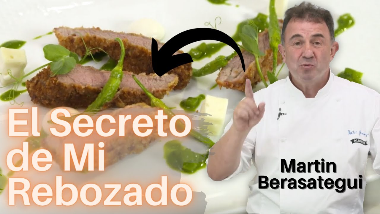 Martín Berasategui Cocina Presa Rebozada de Cerdo Ibérico Aljomar
