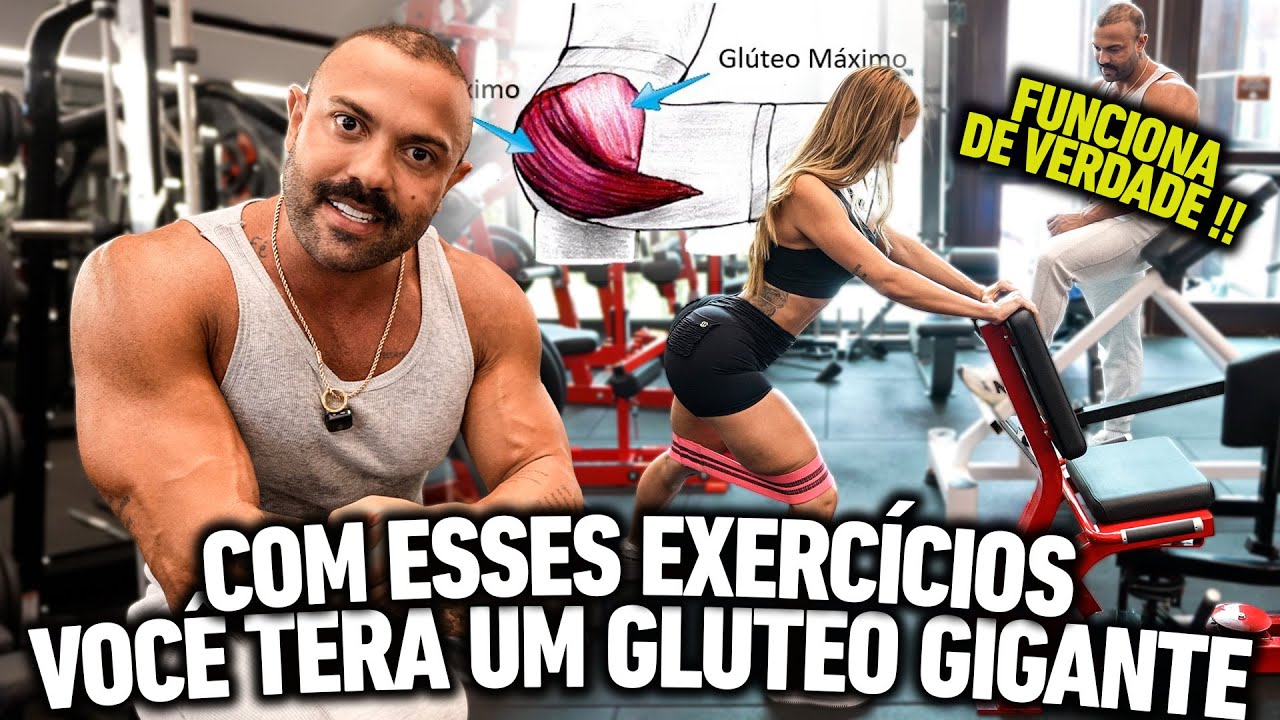 COM ESSES EXERCÍCIOS VOCÊ FINALMENTE TERA UM GLUTEO GIGANTE !!!
