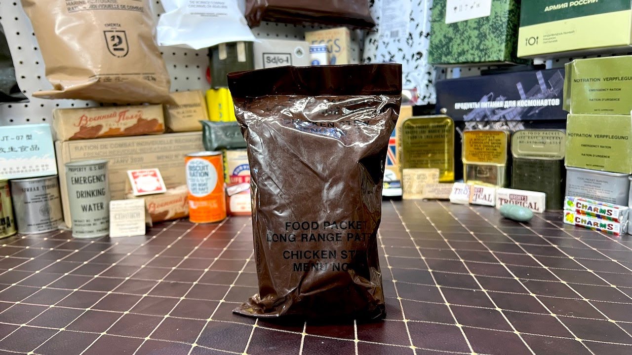 MRE REVIEW 1977 LRP Post Vietnam Ration Chicken Stew