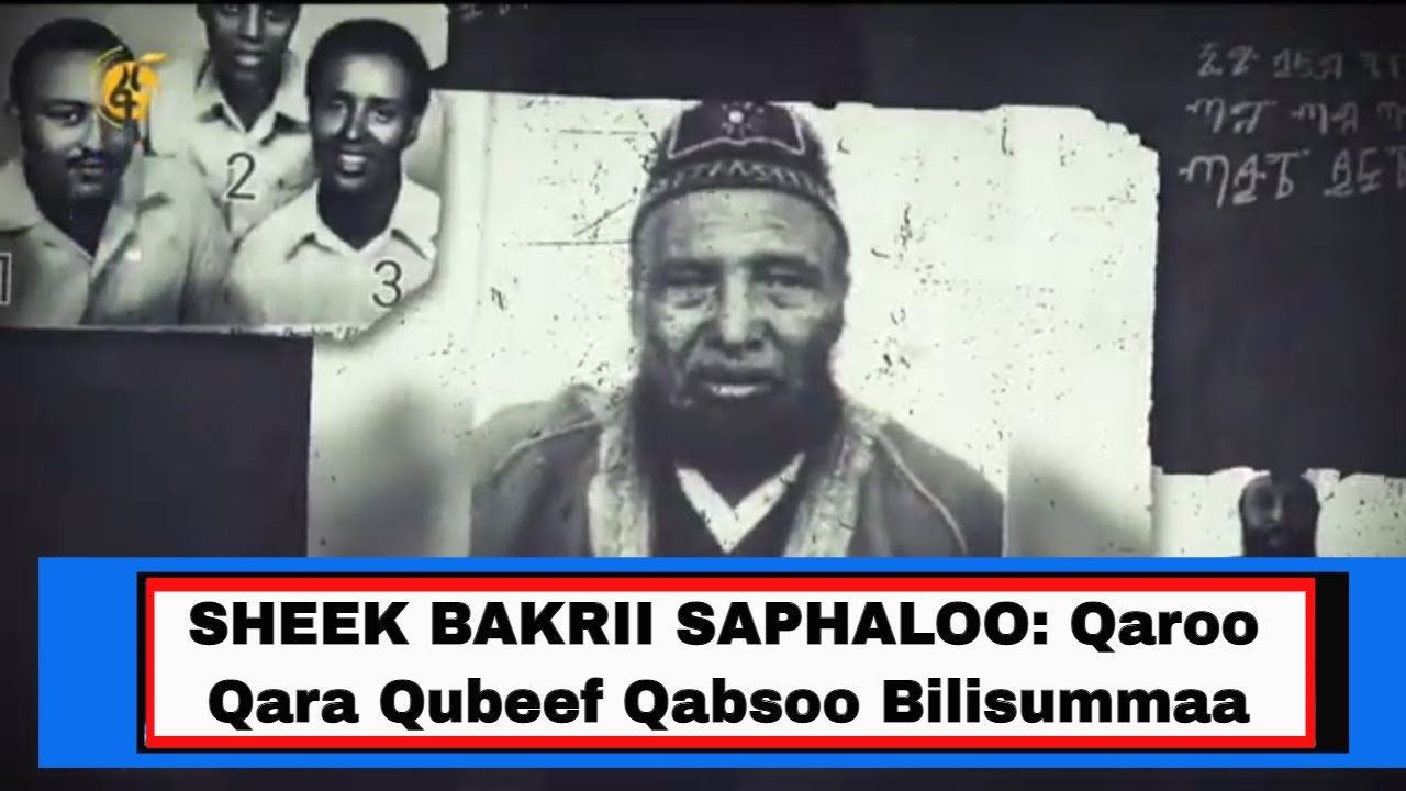 SHEEK BAKRII SAPHALOO: Qaroo Qara Qubeef Qabsoo Bilisummaa
