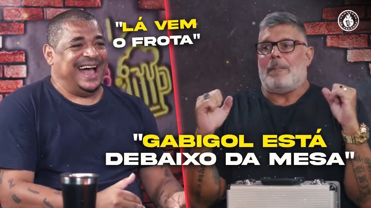 ALEXANDRE FROTA ENCONTRA GABIGOL EMBAIXO DE MESA DE CASSINO