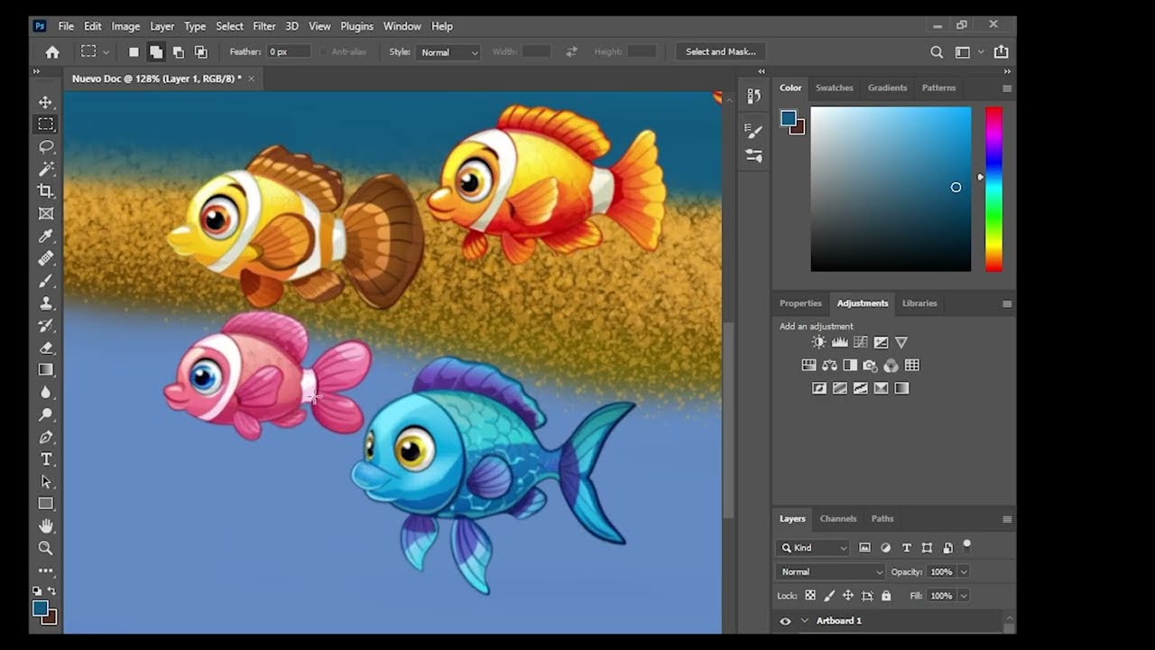 Cómo usar Adobe Photoshop fácil y rápido (Principiantes)
