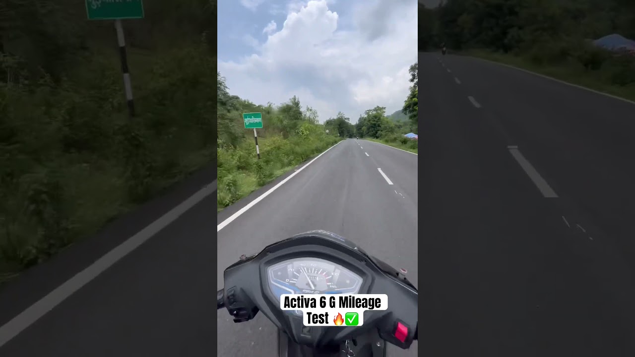 Activa 6G Mileage Test 😍✅👇🏻 #youtubeshorts #shorts #shortvideo