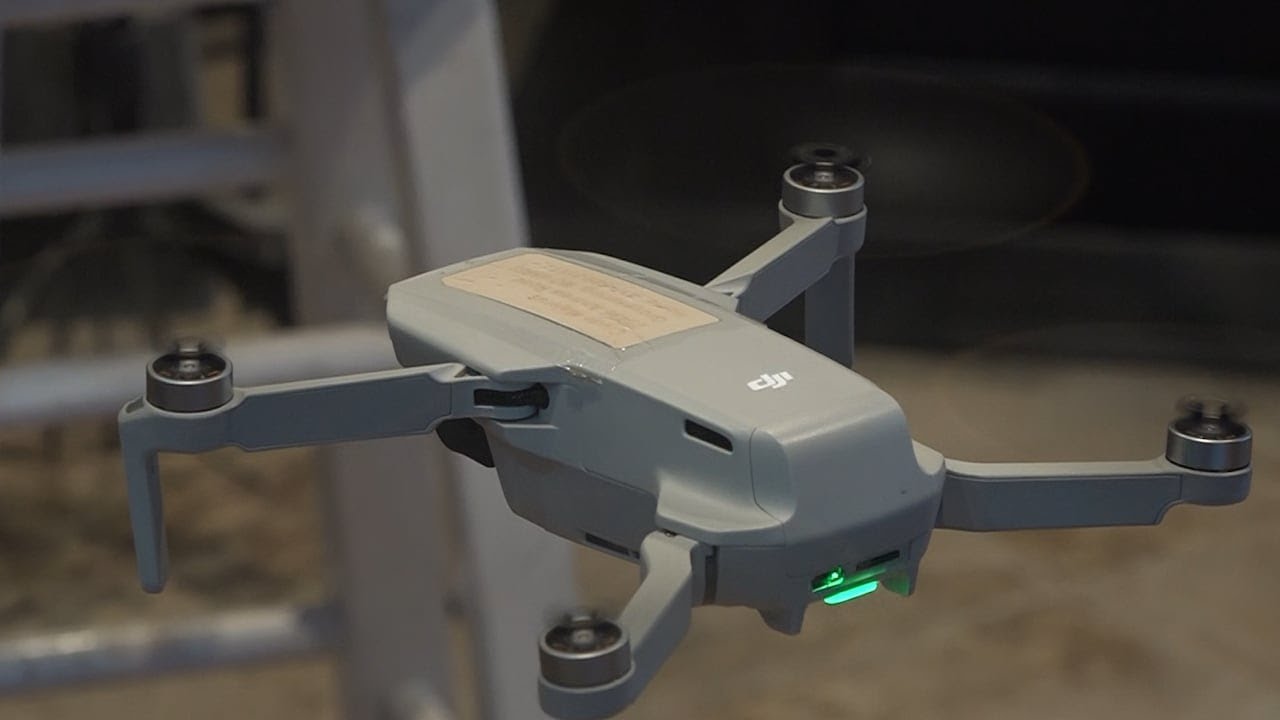 Grovespring, Mo., farmer using a drone to check cattle