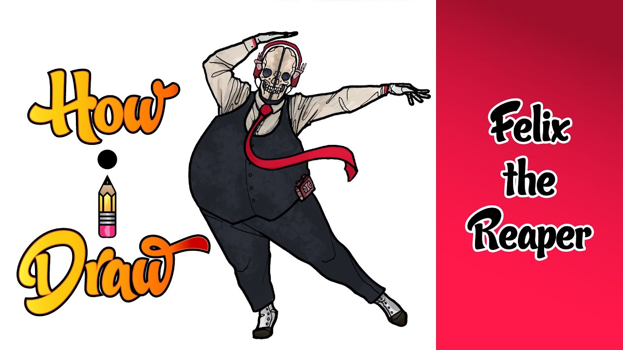 How I Draw FELIX the REAPER | ** how to draw felix the reaper ** Nintendo switch ° Kong orange