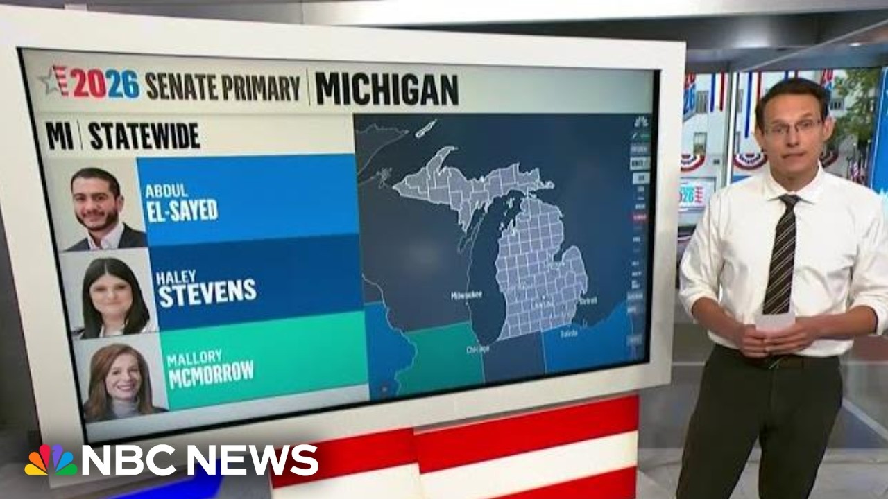 Steve Kornacki previews the key counties ahead of Michigan&rsquo;s high-stakes Democratic Senate primary
