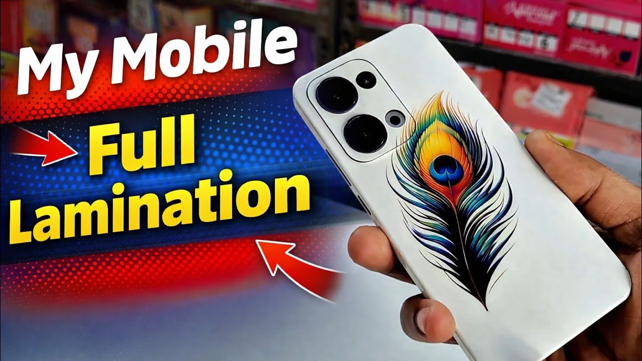 Main aya hu aaj apna mobile lamination karwane #mobile #accessories #mobilelegends #oppo 