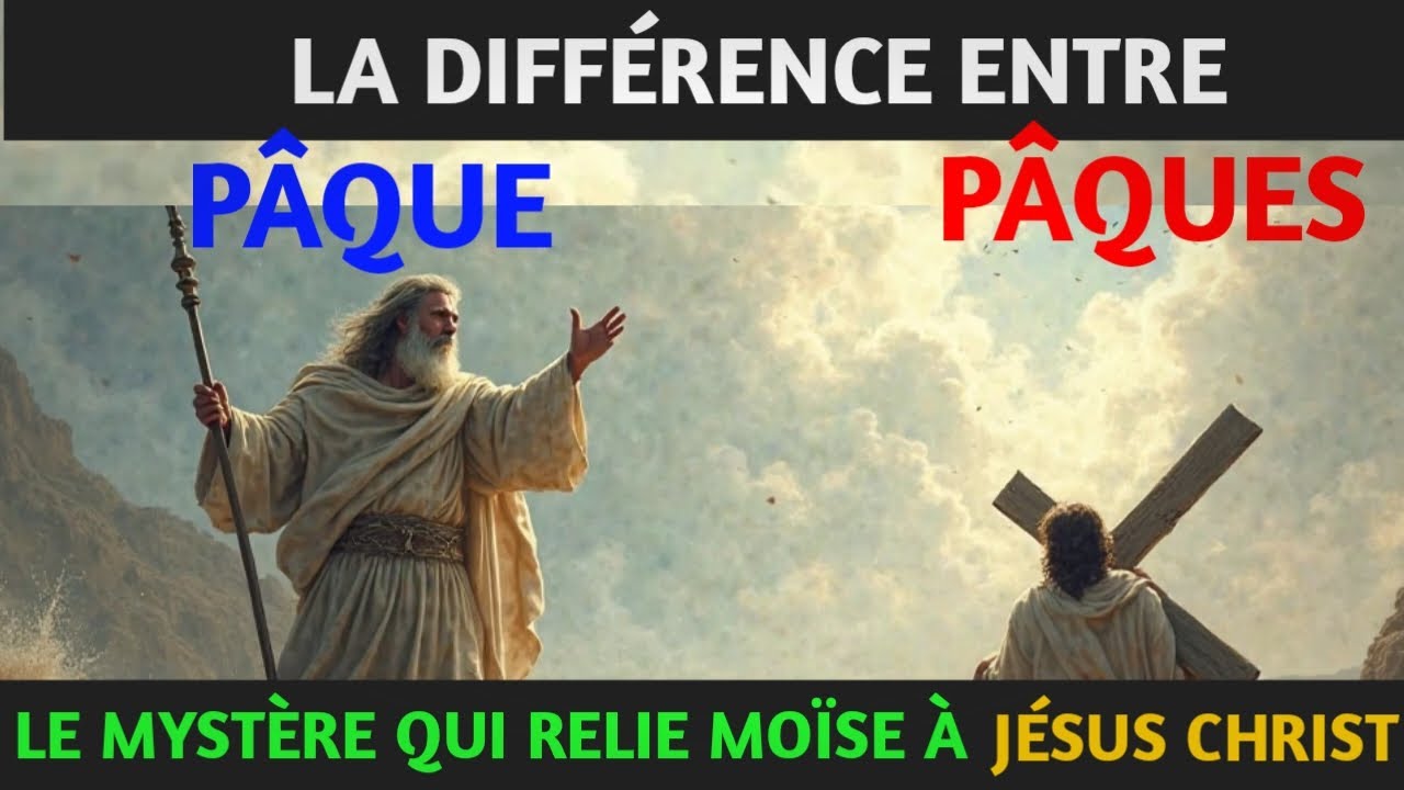 La diff&eacute;rence entre p&acirc;que et p&acirc;ques le myst&egrave;re qui relie Mo&iuml;se &agrave; J&eacute;sus Christ