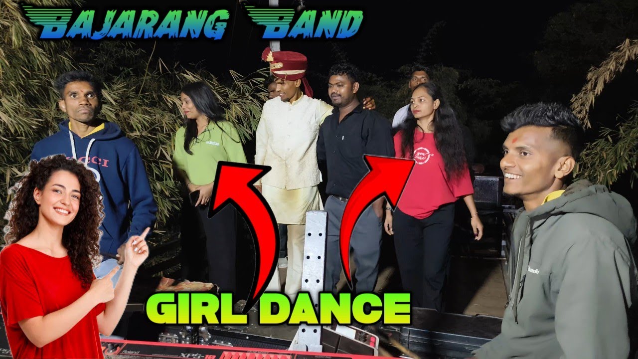 Cute girl dance bajarang band #musicband 