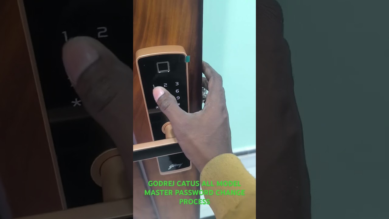 GODREJ CATUS ALL MODELMASTER PASSWORD CHANGE PROCESS #beats #motivation #godrejlock #safety