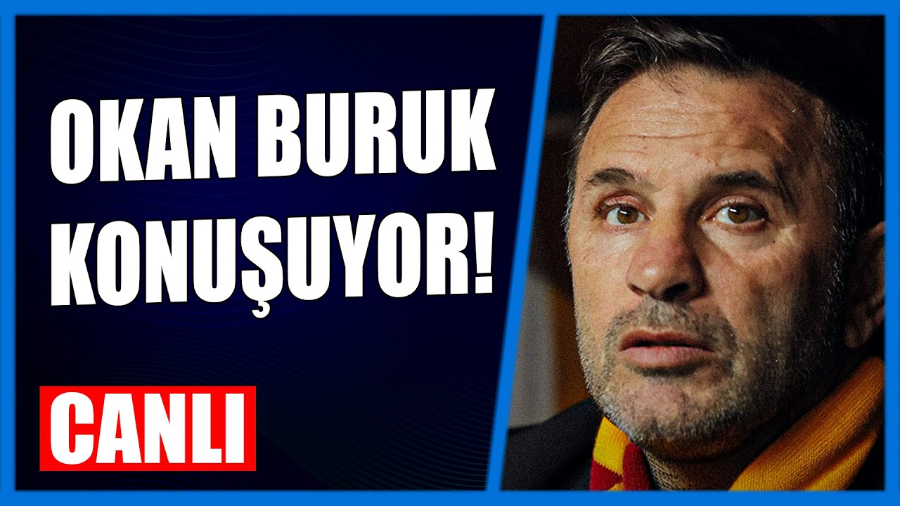 CANLI | Liverpool maçı öncesi Galatasaray'ın Teknik Direktörü Okan Buruk açıklamalarda bulunuyor.