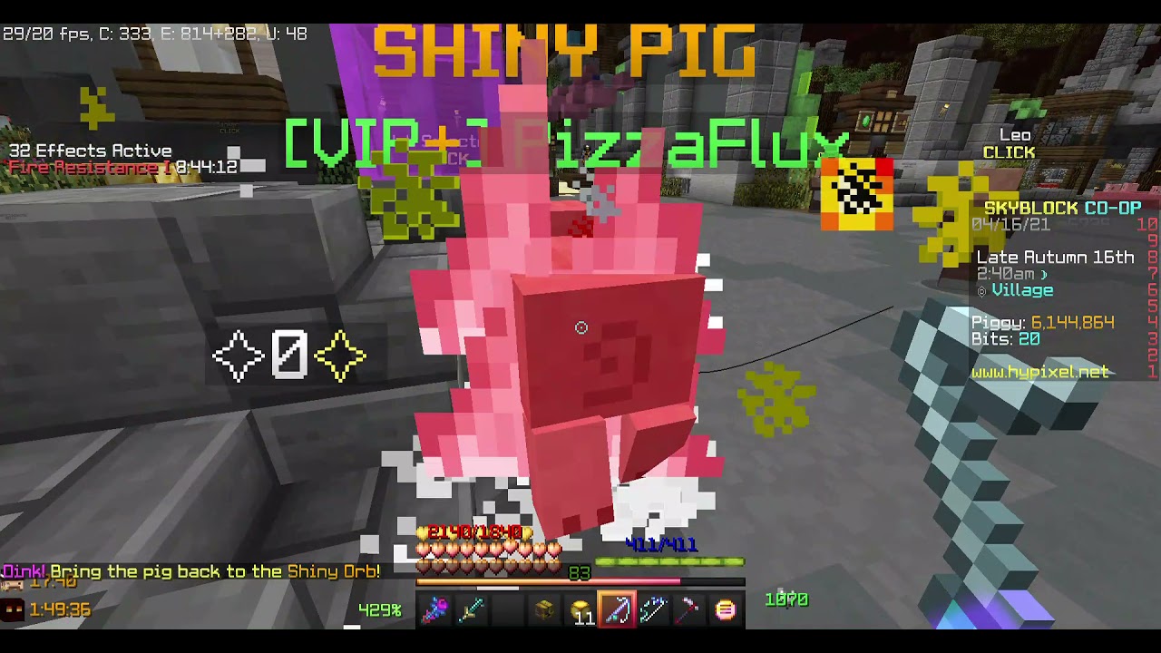 How to farm shiny pigs EASIER