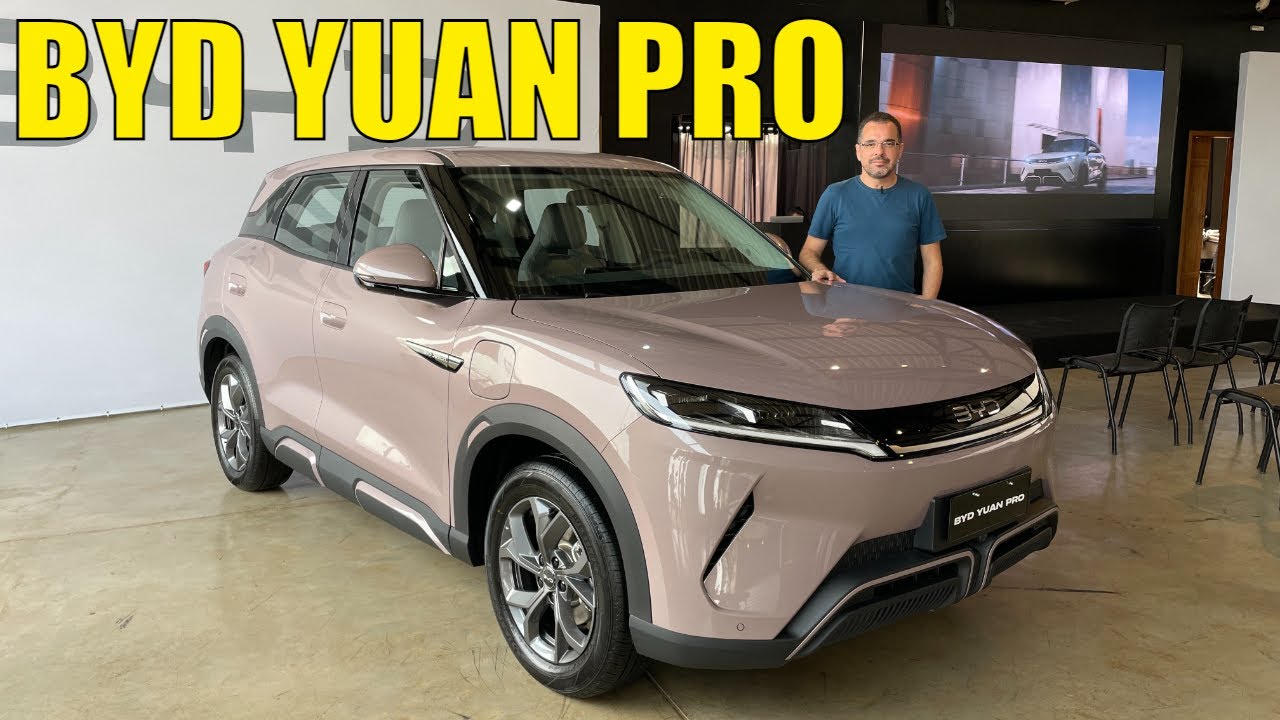 Novo BYD Yuan Pro - Opção de 100% elétrico maior que o Dolphin