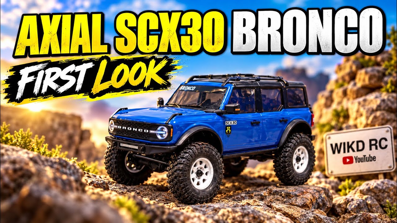 Новые часы Axial SCX30 Bronco — полная распаковка и первые впечатления.