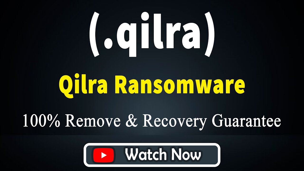 || SOLVED ✅|| Qilra (.qilra) ransomware virus - removal and decryption
