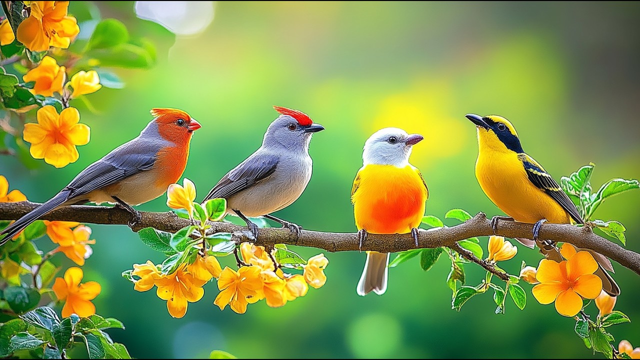 Quiet Your Mind Birdsong 🕊️🕊️🕊️ & Piano for Peak Work Performance