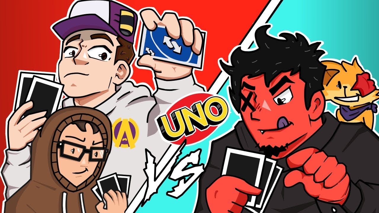 SQUIRREL IS A ROBOT?! | Uno (ft. Cartoonz, Squirrel, and Kyle)