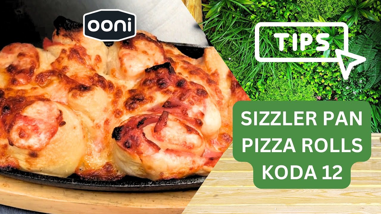 Ooni Koda Cooks some Delicious Pizza Rolls in a Sizzler Pan!
