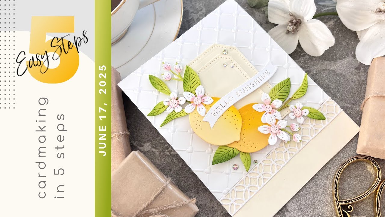 CARDMAKING IN 5 EASY STEPS | Spellbinders La Dolce Vita Collection | June 17, 2025